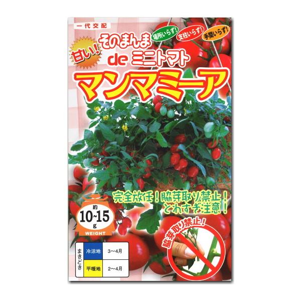 ミニトマト 種子 マンマミーア 15粒 とまと