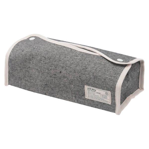 他サイト： ティッシュケース LBヘリンボーンBKの商品画像