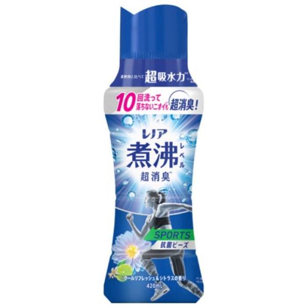P＆G レノア抗菌ビーズ煮沸レベル SPORTS　クールリフレッシュ＆シトラス本体420ml