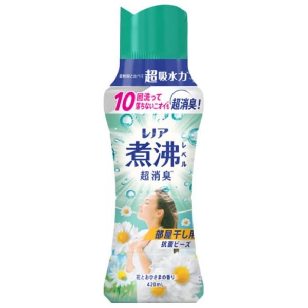 P＆G レノア抗菌ビーズ煮沸レベル 部屋干し用　花とおひさまの香り　本体420ml