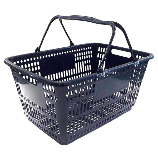 買い物カゴ ネイビー