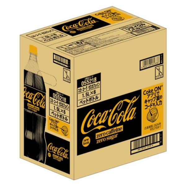 コカ・コーラ コカ・コーラゼロカフェイン 1.5L×6