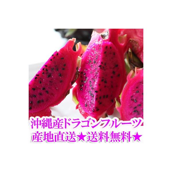 沖縄産 ドラゴンフルーツ 2.0kg前後（レッドピタヤ）2.0kg前後（4-8個）送料無料