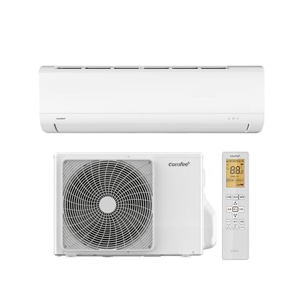 他サイト： COMFEE' エアコン 6畳 2.2kw 大風量快適 冷暖房 静音 除湿 内部清浄 ルームエアコン 上下ルーバー 家庭用/一人暮らし 保証1年の商品画像