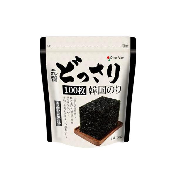 他サイト： オリオンジャコー どっさり韓国のり うましお味 100枚 ×2袋の商品画像