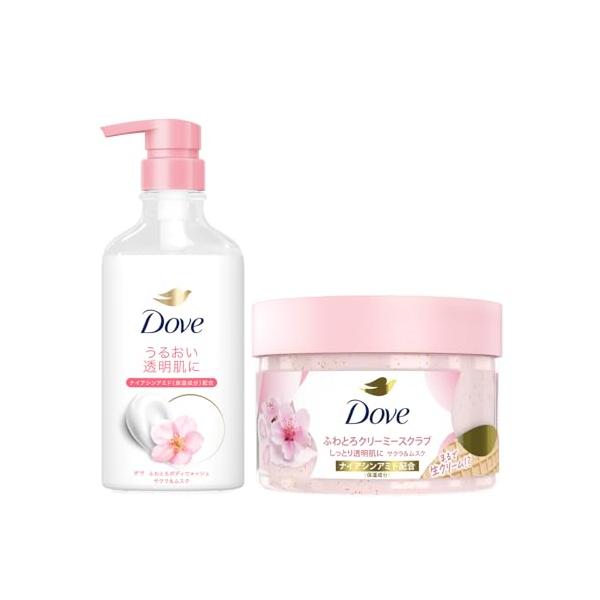 セット】Dove(ダヴ) ボディソープ ふわとろボディウォッシュ サクラ