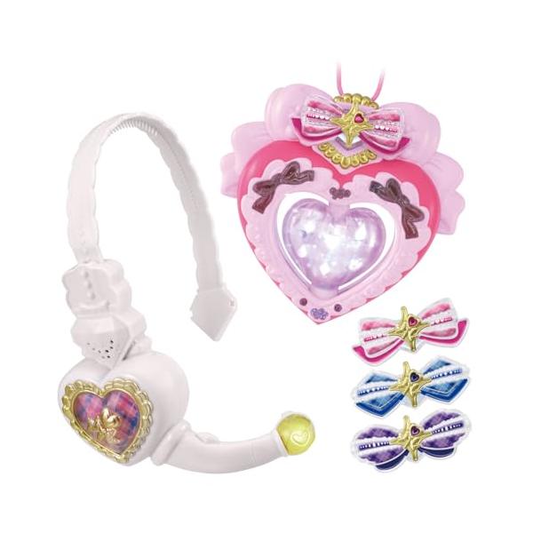 他サイト： [バンダイ(BANDAI)] キミとアイドルプリキュア♪ キミとアイドルプリキュア♪アイドルハートブローチ&amp;アイドルハートインカムセットの商品画像