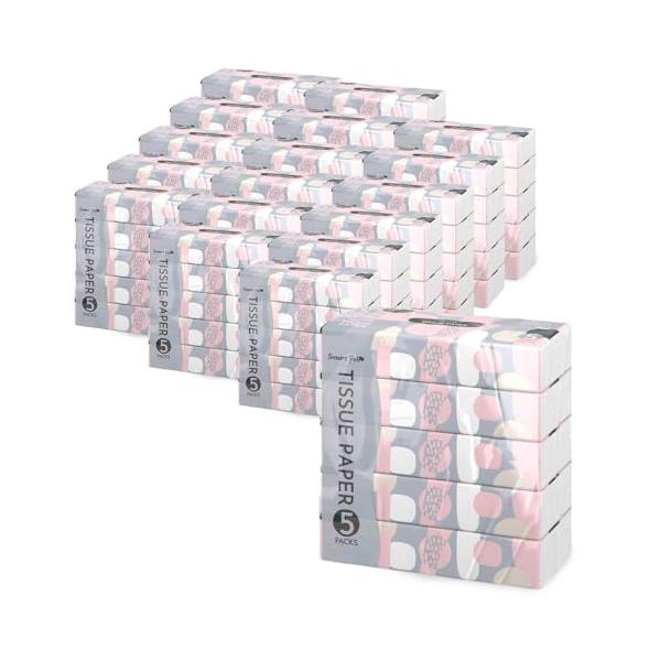 他サイト： アイリスプラザ(IRIS PLAZA) 【18個セット】 ティッシュペーパー 300枚×90袋 スマートエール ティッシュ 蛍光染料 不使用 パの商品画像