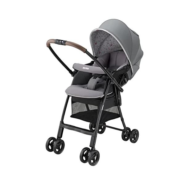 アップリカ カルーンエアー AD グレー GR 超軽量3.9kg Aprica ベビーカー 両対面 A型ベビーカー ハイシート 正規品 3年保証