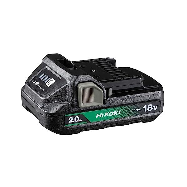 HiKOKI(ハイコーキ) iKOKI 18V 2.0Ah 薄型リチウムイオン電池 残量表示ランプ付き 冷温庫 UL18DC UL18DD UL