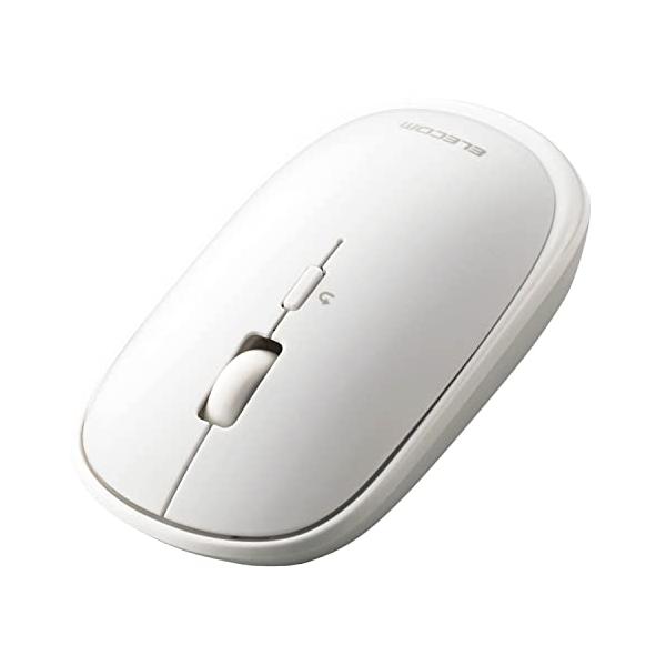 他サイト： エレコム ワイヤレスマウス Bluetooth Slint M-TM10BBWH/EC 薄型 静音 4ボタン プレゼンモード機能付 Windowの商品画像