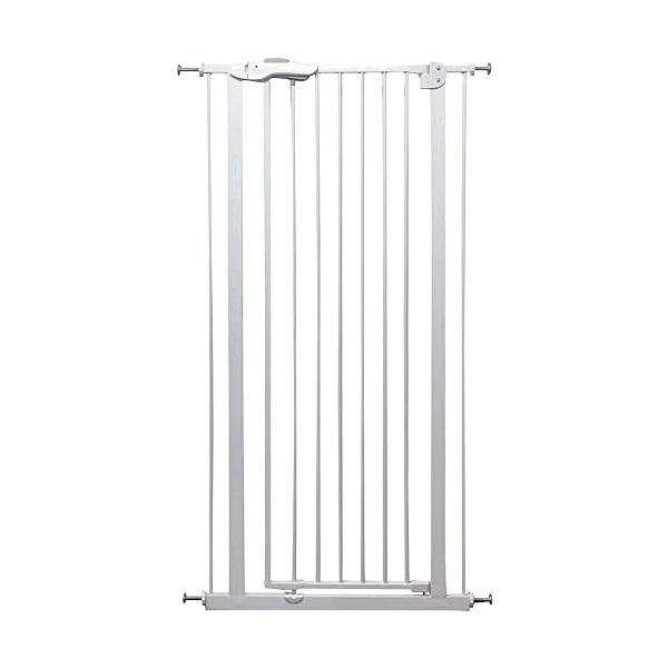 他サイト： アイリスプラザ ペットゲート ドア付き ハイタイプ ホワイト 高さ153cm 設置幅75-85cmの商品画像