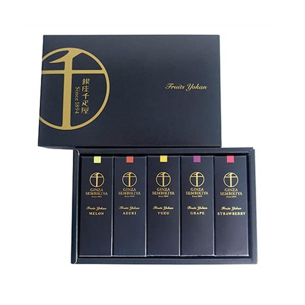 他サイト： ギフト お菓子 和菓子 羊羹 詰合せ パティスリー銀座千疋屋 銀座フルーツ羊羹の商品画像
