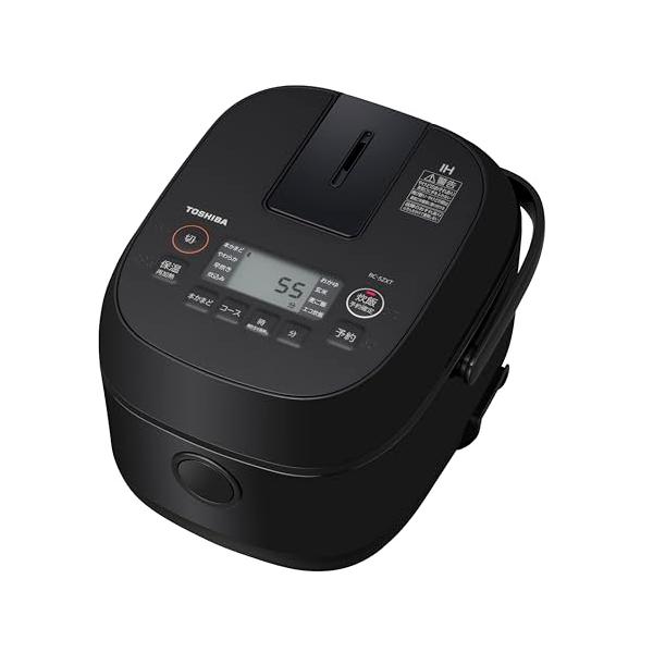 他サイト： TOSHIBA(東芝) 炊飯器 3合 RC-5ZXT(K) ブラック 一人暮らし IH 玄米 保温24時間の商品画像