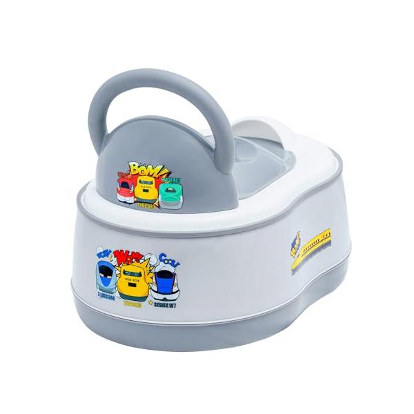 他サイト： 永和 新幹線 5WAY おまる ベビー トイレトレーニング おまる・補助便座 おしっこガード 飛び散り防ぐ 滑り止め 丸洗い ステップ台 成長にの商品画像