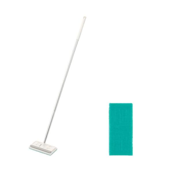 他サイト： 【ネット限定セット】 レック 激落ちくん 玄関タイルブラシ (スペア1個付き) ジョイントタイプ/スキージー 付の商品画像