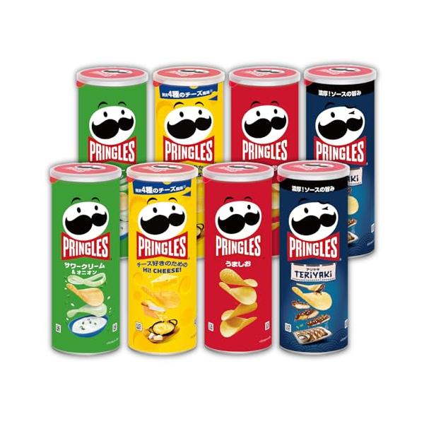 他サイト： プリングルス ケロッグ M缶 4種 アソートセット (うましお・サワークリーム&amp;オニオン・Hi! CHEESE!・テリヤキ) ※時期によりセットの商品画像