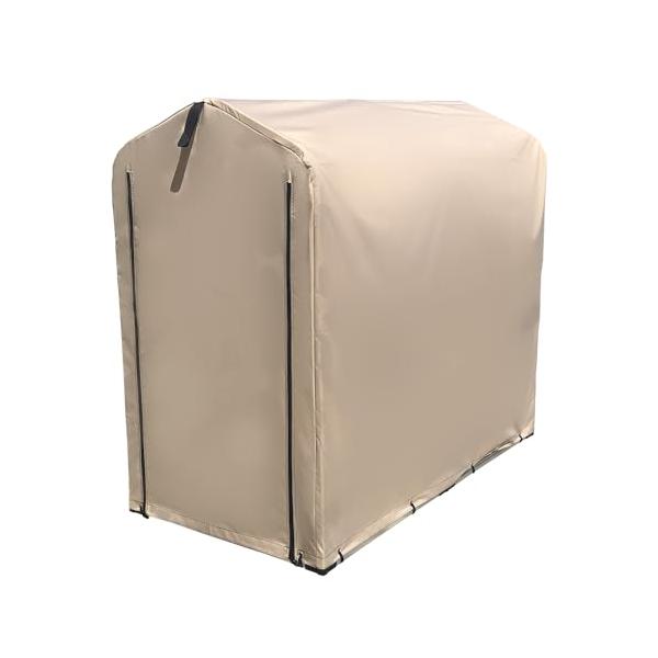 本体ベージュ/1~2台用/ACI-2SBE・Color:ベージュSize:1~2台用Style:本体・パッケージ個数:1・セット内容：ビス×22本(予備2本)、テント生地×1枚、ゴムバンド×13本 【ストレートパイプ】長×2本、短×8本、短...