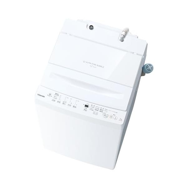 他サイト： TOSHIBA(東芝) 全自動洗濯機 7kg AW-7DH4(W) インバーター 自動槽洗いモード 洗濯槽自動洗浄 ZABOON ウルトラファイの商品画像