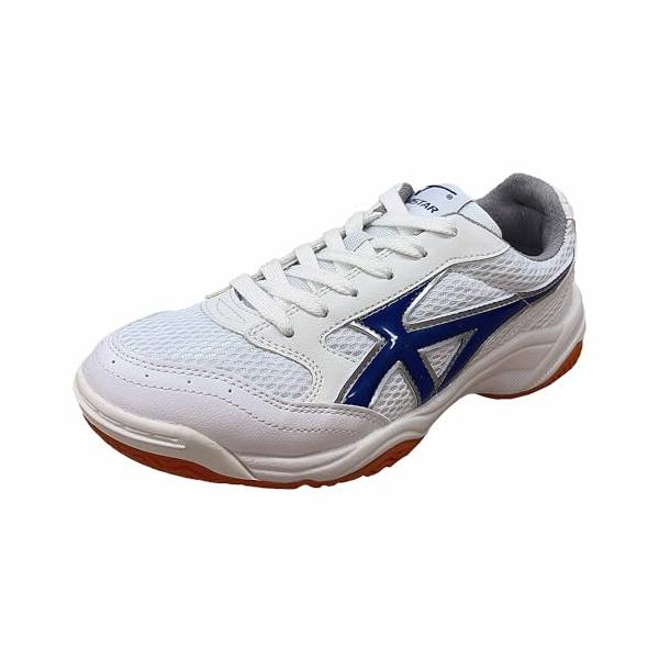 他サイト： [ムーンスター] 体育館シューズ ジムスターS400 軽量 衝撃吸収 抗菌防臭 21cm~31cm 男子 女子 W/ネイビー 26.0 cm 2の商品画像