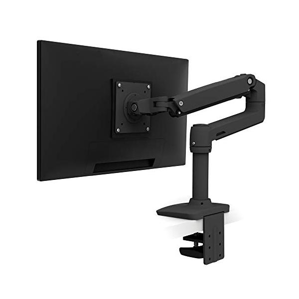 ERGOTRON エルゴトロン LX デスク モニターアーム マットブラック 34インチ(3.2~11.3kg)まで VESA規格対応 45-2