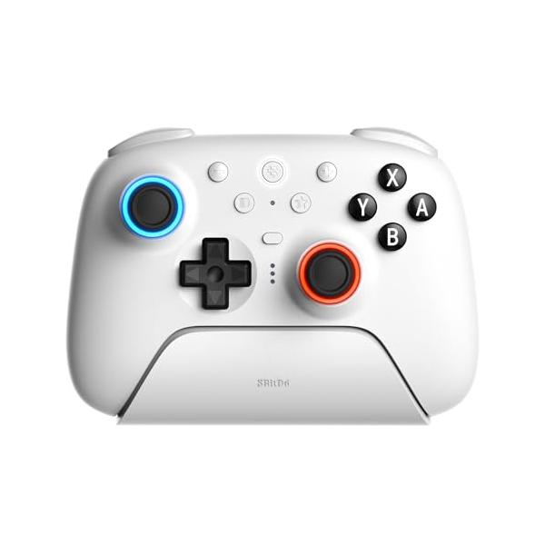 8BitDo Ultimate 2 Bluetooth コントローラー Switch/Switch 2 &amp; Windows PC 用、TMR ジ