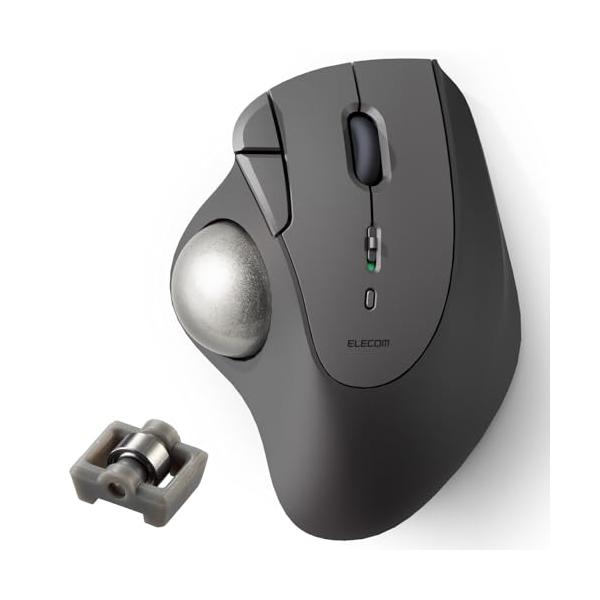 他サイト： エレコム ワイヤレス トラックボールマウス Bluetooth IST (イスト) シリーズ 5ボタン 親指操作 ベアリング支持 Windowsの商品画像