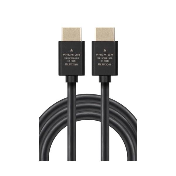 他サイト： エレコム HDMI ケーブル 3m Ver2.0 プレミアム 4K2K(60Hz) 【Premium HDMI(R) Cable規格認証済み】の商品画像