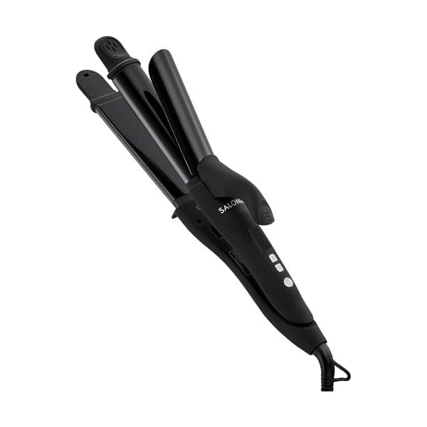 SALONIA カールヘアアイロン 32mm ブラック SALONIA カールヘアアイロン 32mm ブラック カールヘアアイロン