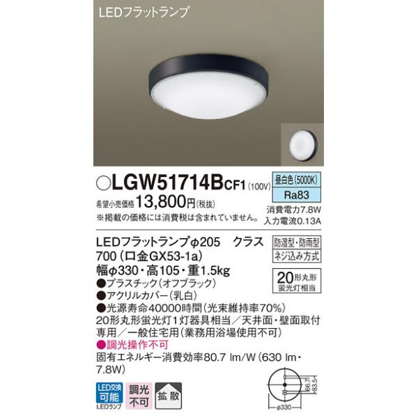 LGW51714BCF1 pi\jbN pV[OCg LEDtbgv (ۊ20`AF)