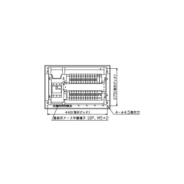 MAG35242FC2 テンパール工業 住宅用分電盤(家庭用燃料電池システム、24