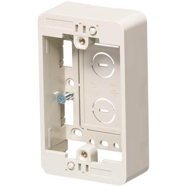 MSB-F1S 未来 モール用スイッチボックス(Fタイプ)(モダンホワイト)