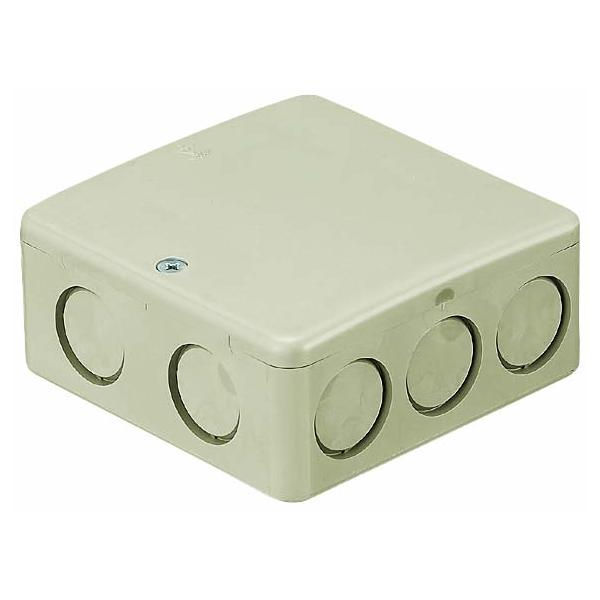 PVK-AFNJ 未来工業 PVKボックス(Fタイプ) 中形四角(浅型、ベージュ)