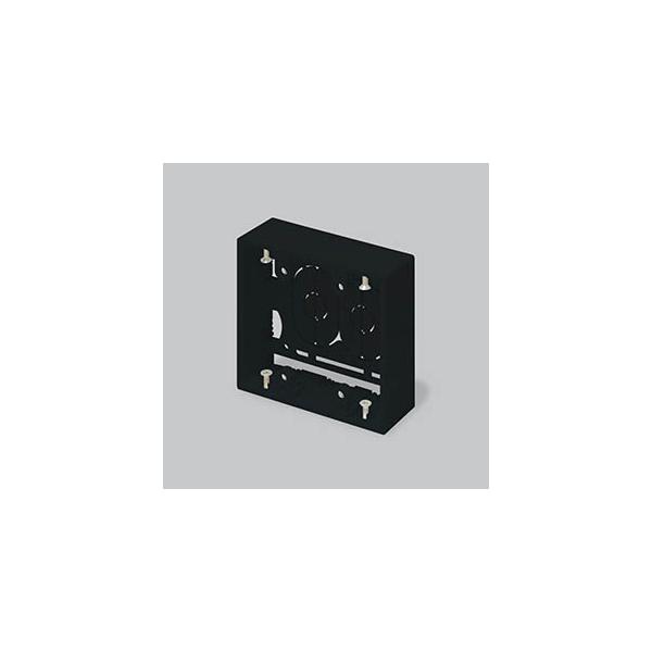 SFBF2W マサル工業 露出ボックス2個用深型 ブラック