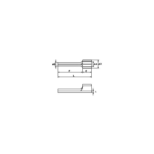 SP-1 冨士端子 差込型（SP型）端子 (100個入） 富士端子