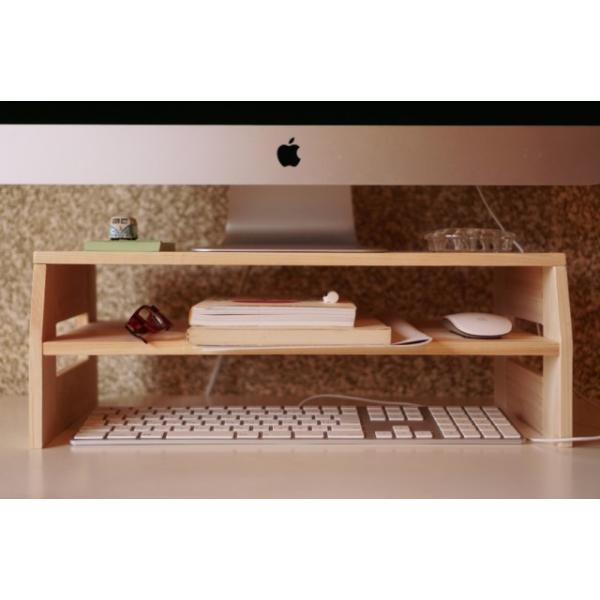 パソコンラック パソコン台 机上 卓上 木製 ひのき製卓上パソコン台 モニター台 モニタースタンド 二段 日本製 Buyee Buyee 日本の通販商品 オークションの代理入札 代理購入