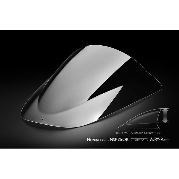 アクリポイント スクリーン クリア レーシング 2段タイプ