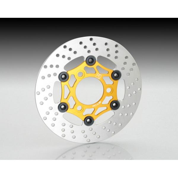 KITACO（キタコ） フローティングディスクローター ゴールド/ブラック