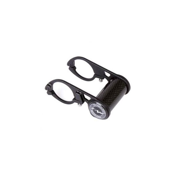 ハンドルサイズO/S（31.8）のみ対応。26.0は取り付け不可。重量：35gカラー：黒、赤、青、金、ピンク耐荷重：5kg ※写真のハンドル、ステムは付属していません。