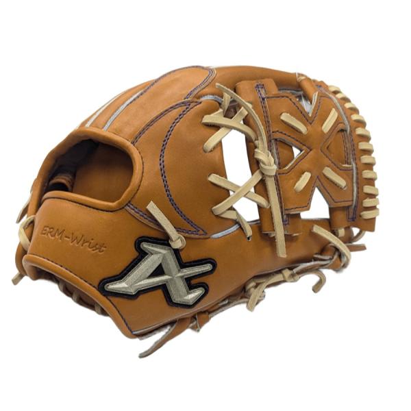ATOMS 硬式グローブ アトムズ タン 内野手用グローブ 右投げ ERMリスト