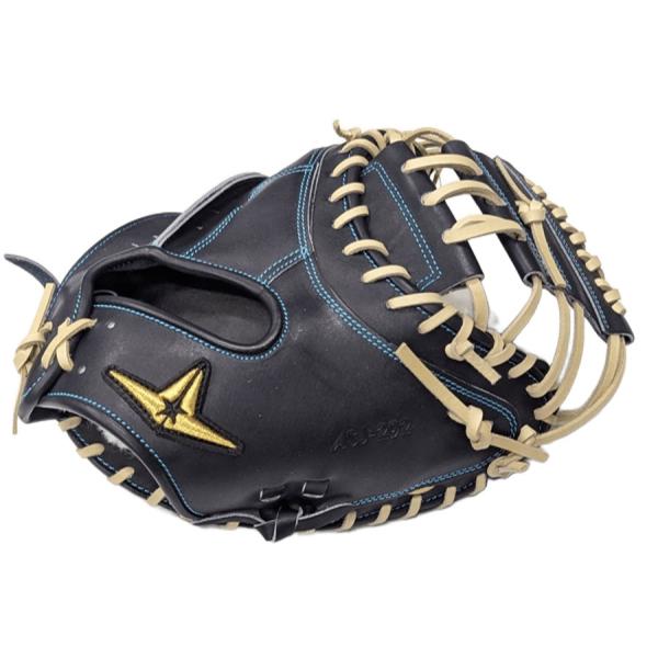 オールスター 硬式キャッチャーミット ポケット深め Nブラック