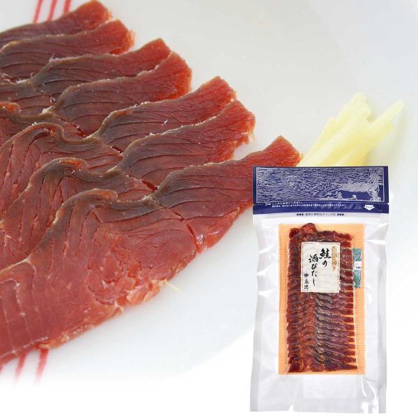 「鮭の酒びたし」は雄の秋鮭と塩のみを原料に、真冬の寒風から初夏の梅雨まで半年余りの時間をかけ独特の風味と旨味を醸した新潟県村上市の名産品です。お酒の肴・おつまみとしてそのままでもお召し上がりいただけますが、「酒びたし」の名の由来通り酒または...