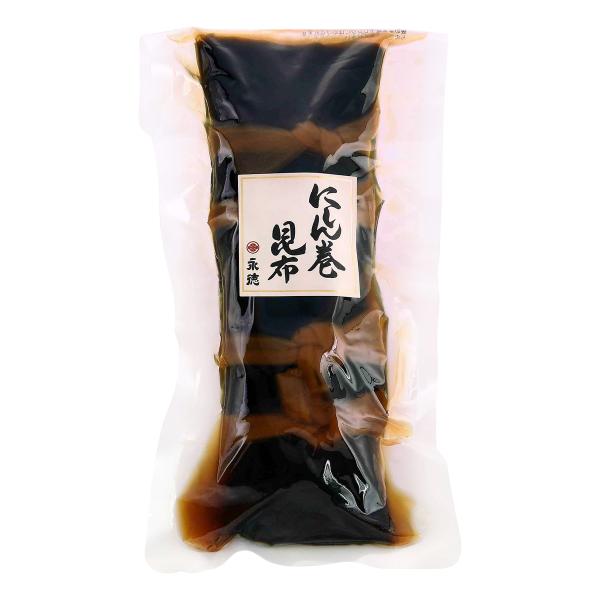 にしん巻昆布 太巻 1本 - 永徳 昆布巻き 惣菜 常温保存 無添加 ご飯のお供 お取り寄せ
