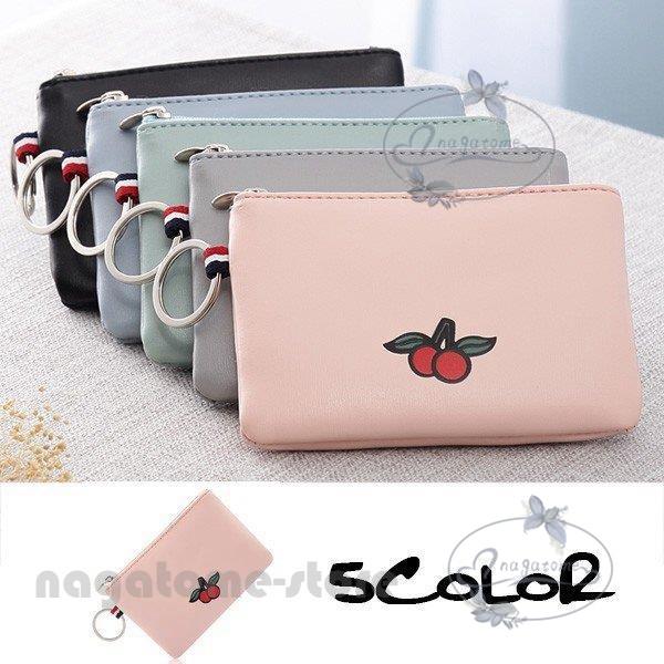 小銭入れ レディース コインケース 財布 Pu 誕生日 プレゼント チェリー ファスナー おしゃれ 女性 かわいい カード レザー 革 Hll0624 Qb15 永留幹也 通販 Yahoo ショッピング