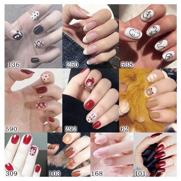 ネイルチップ 大人 オシャレ24枚セット デザインネイルチップ ネイルパーツ つけ爪 パーティー用 ブラックマスク仕様 フランス風デザイン Ldh326a3815d63 ナギサ 通販 Yahoo ショッピング