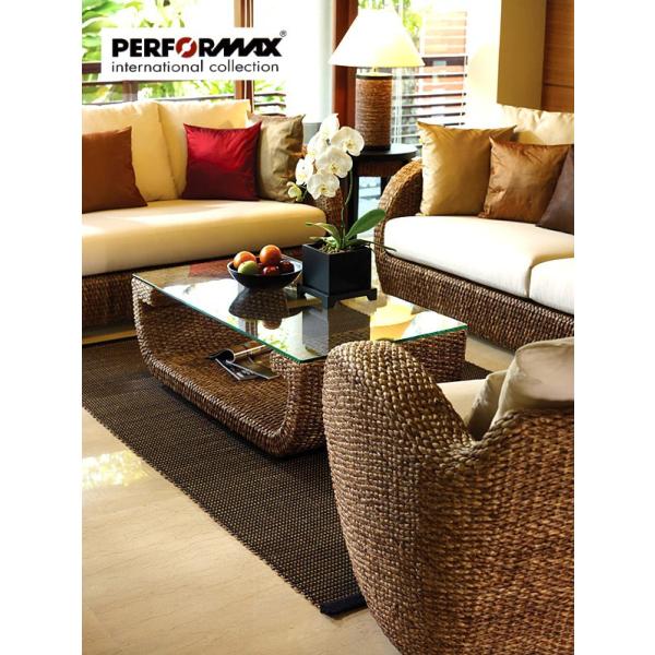 ソファ テーブル HCT-32 高級 PERFORMAX ローテーブル ガラス 高品質