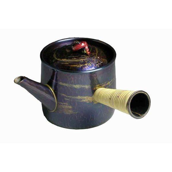 急須 銅器 ひねりつまみ 風紋 筒形 鎚起工房 清雅堂 茶器 鍛金 贈答 おしゃれ プレゼント 工芸品 日本製 鎌倉清雅堂