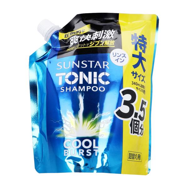 サンスター トニックシャンプー リンスイン COOL BURST シトラスハーブ