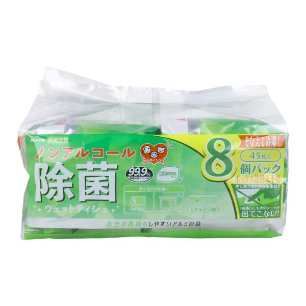 iiもの本舗 清潔習慣 除菌ウェットティシュ ノンアルコールタイプ 厚手