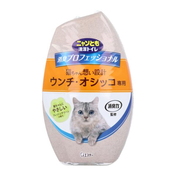 エステー ニャンとも清潔トイレ 消臭プロフェッショナル フレッシュグリーンの香り 400mL X4個 爆買